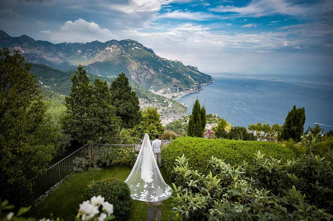 Luxury destination wedding on the Amalfi Coast