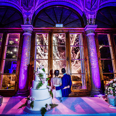 Italy Wedding Lighting