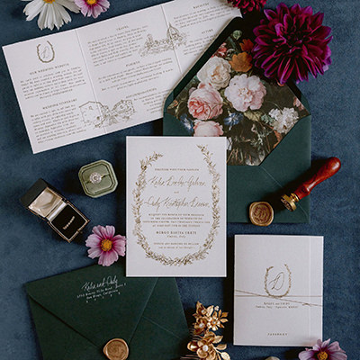 Italy Wedding Stationary