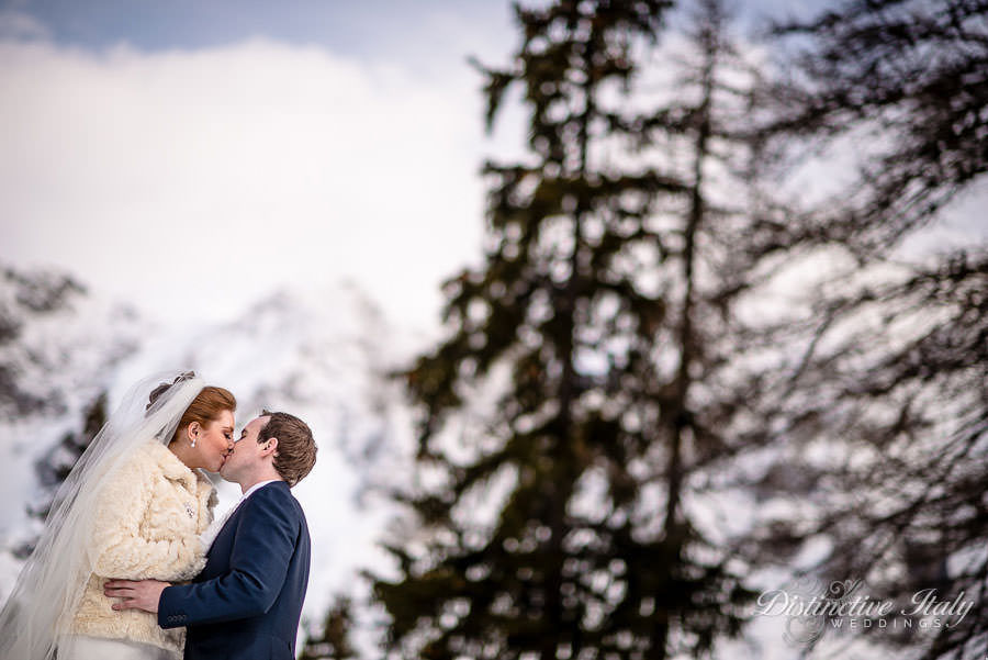 Fiona and Ronan - Snow Wedding in the Italian Alps