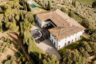 Villa I Collazzi wedding venue near Florence