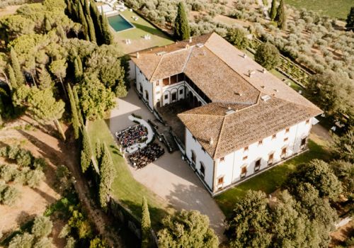 Villa I Collazzi wedding venue near Florence